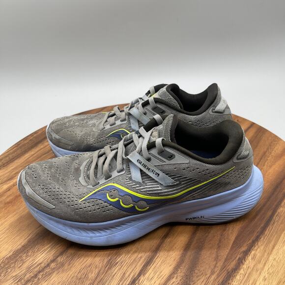Saucony Guide 16 Shoes Womens Size 7 Gray Running Comfort Walking Gym Sneakers - Picture 3 of 8